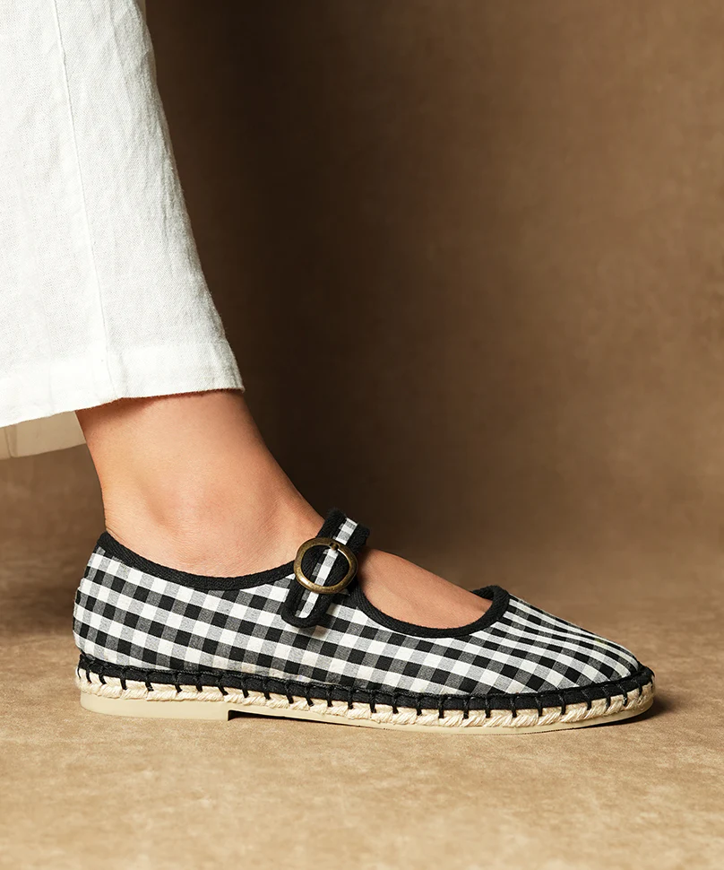 Aragon Gingham Black - Image 6