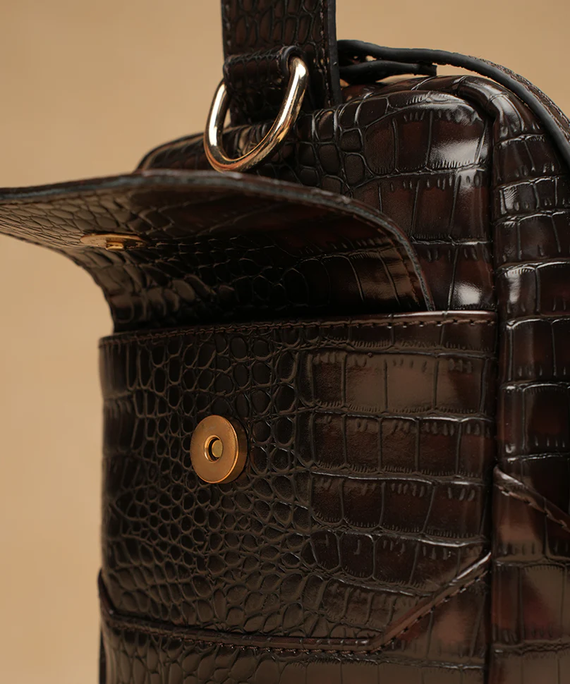 Bonbon Croco - Brown - Image 6