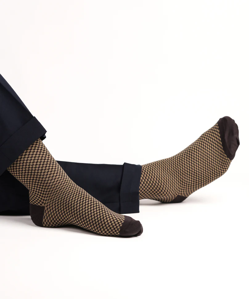 Brown Check - Image 2