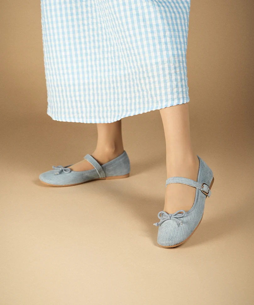 Dorothy Corduroy Blue - Image 4