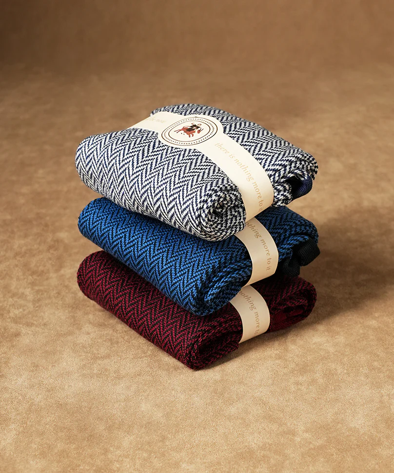 Herringbone Box of 3 Tres - Image 4