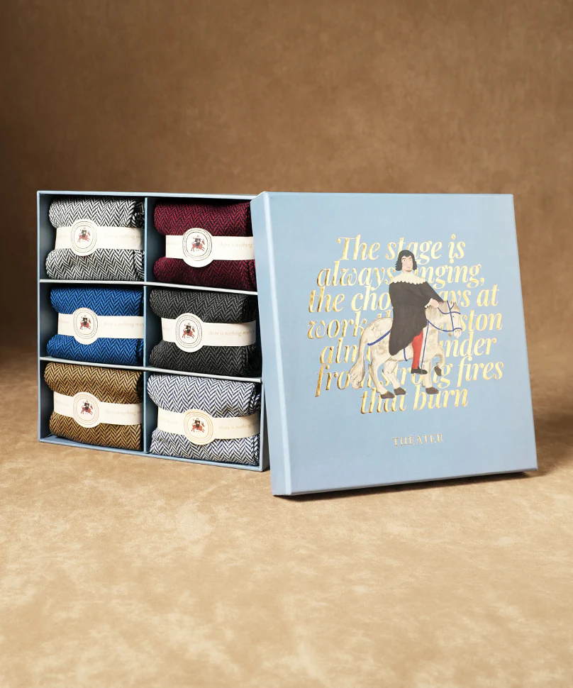 Herringbone Box of 6 Uno