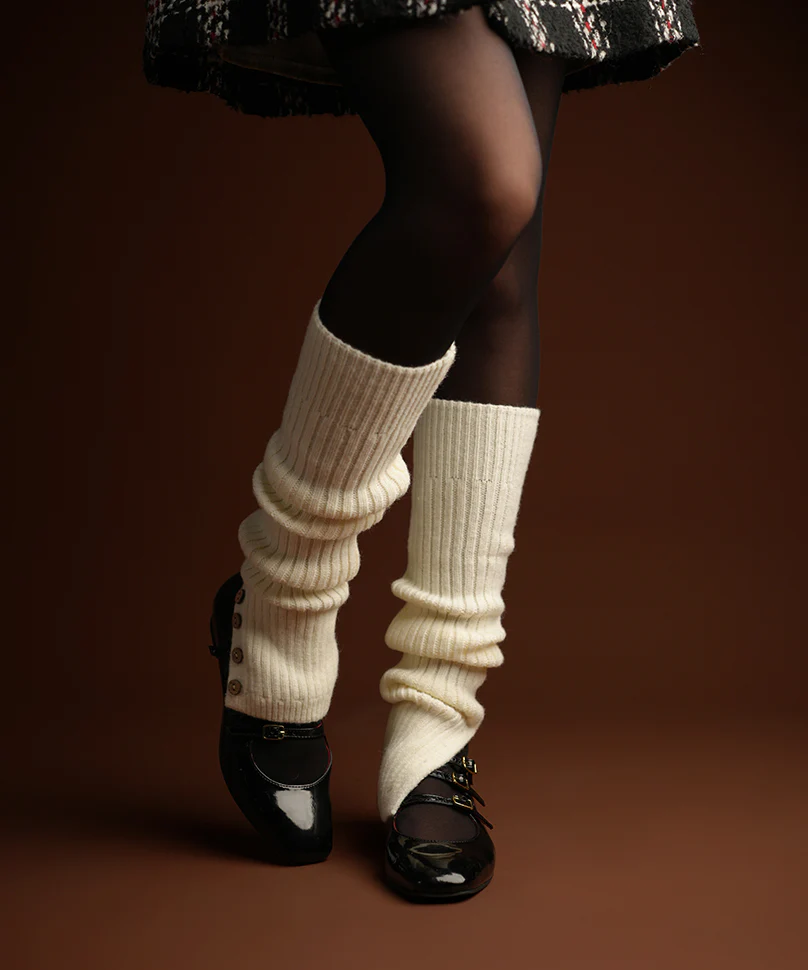 Leg Warmer - Cream - Image 2