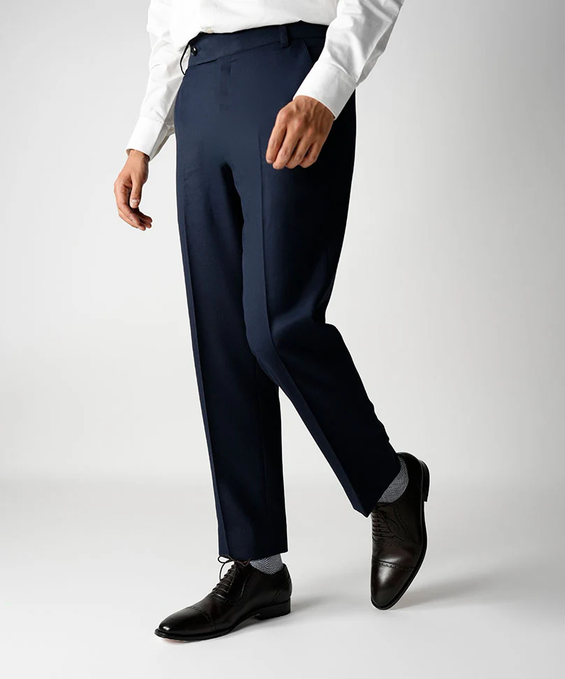 Navy Blue Herringbone - Image 7