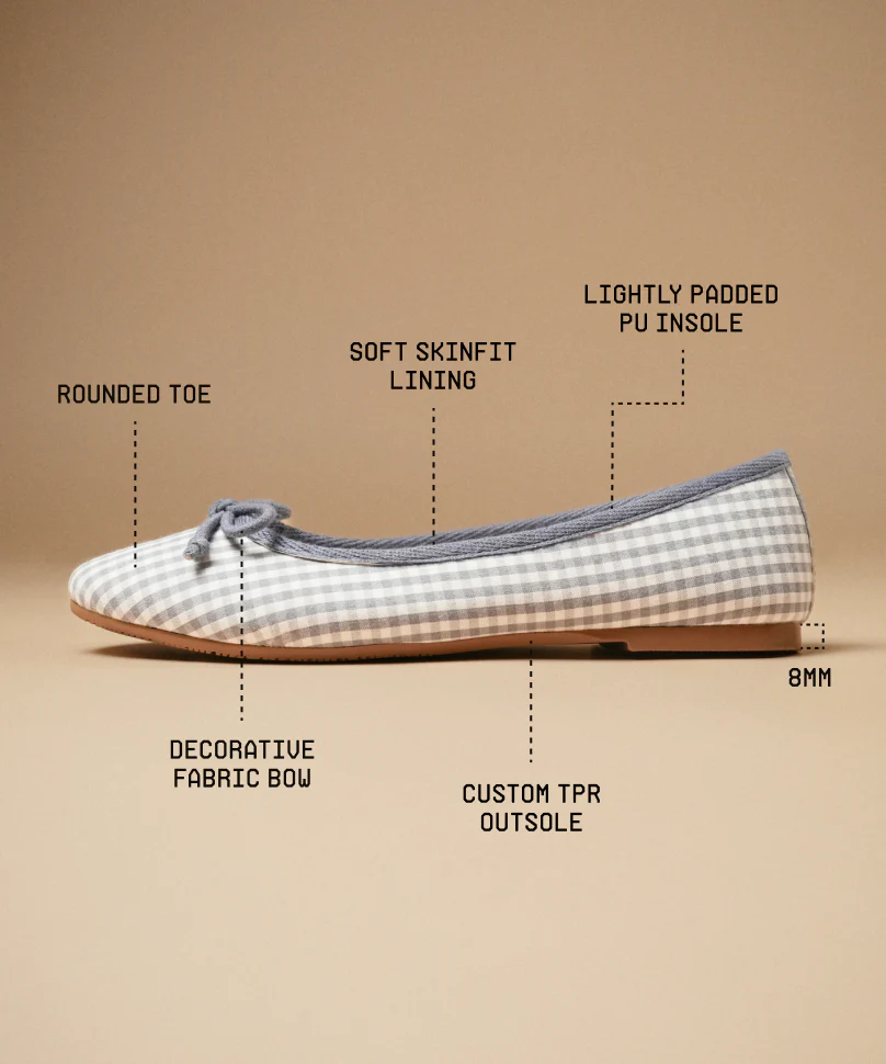Swans Gingham Lilac - Image 4