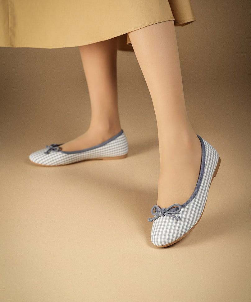 Swans Gingham Lilac - Image 5