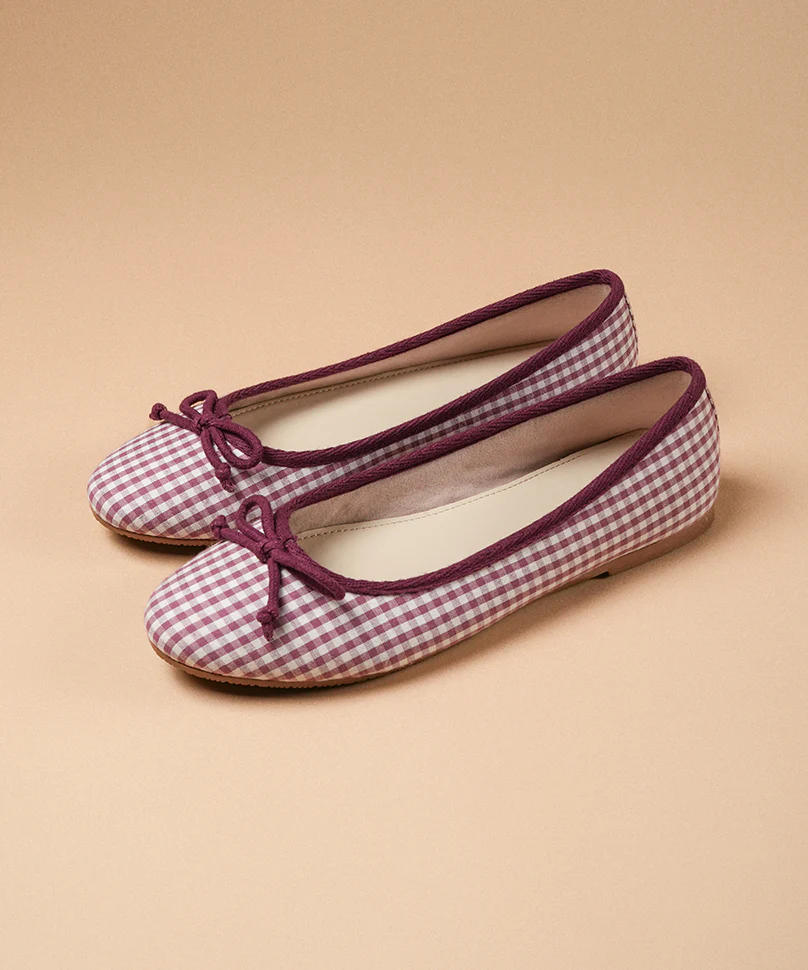 Swans Gingham Pink