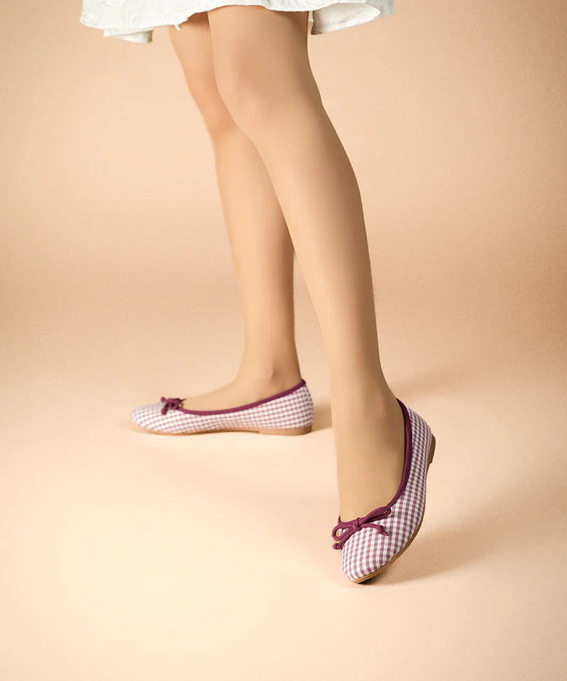 Swans Gingham Pink - Image 2