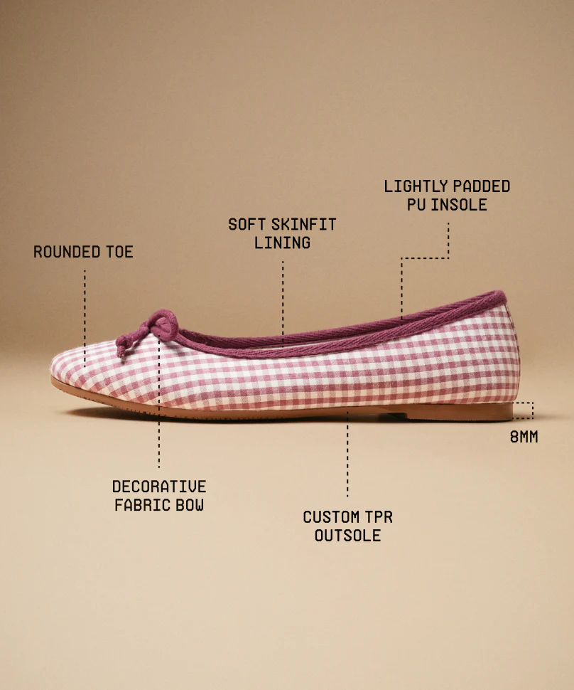 Swans Gingham Pink - Image 4