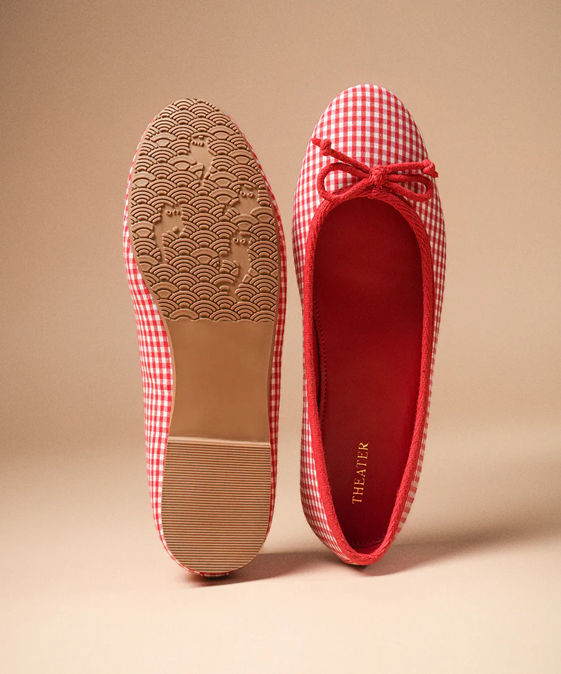 Swans Gingham Red - Image 6