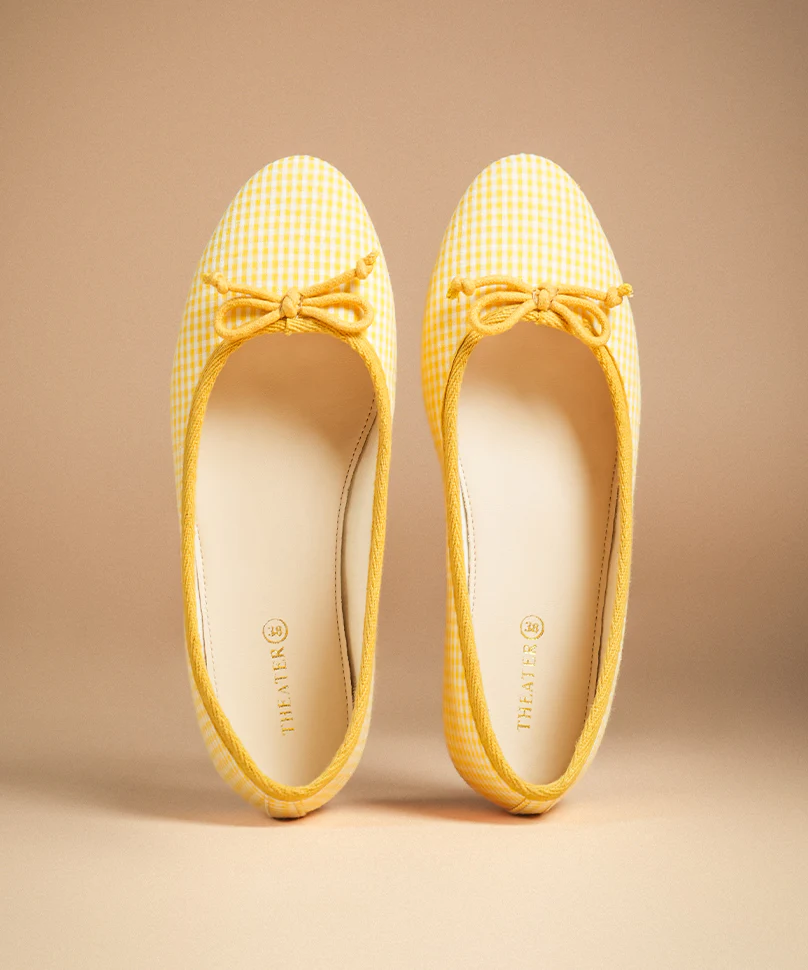 Swans Gingham Yellow - Image 6